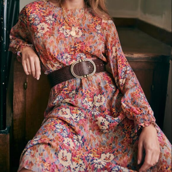 Sezane Floral Multicolor Dress - Picture 2 of 5